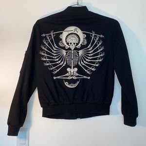 Carmar Skeleton Bomber Jacket LF